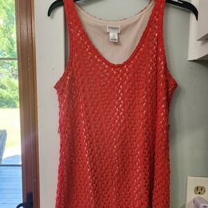 Motherhood Orange Maternity Top